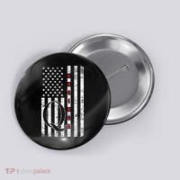 Q-anon Flag Where We Go One We Go All WWG1WGA Button thumb 0