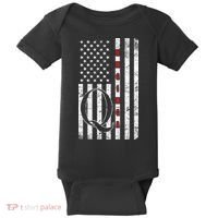 Q-anon Flag Where We Go One We Go All WWG1WGA Baby Bodysuit thumb 0