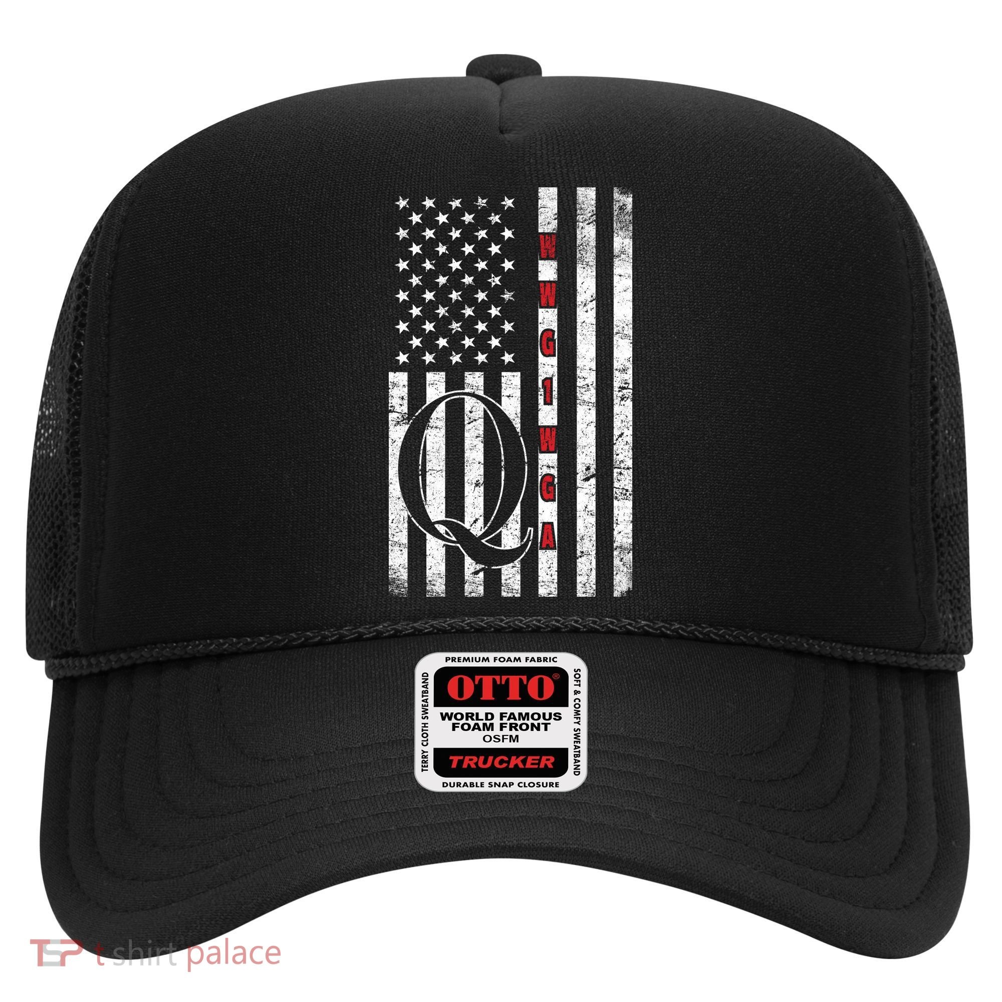 Q-anon Flag Where We Go One We Go All WWG1WGA Hat