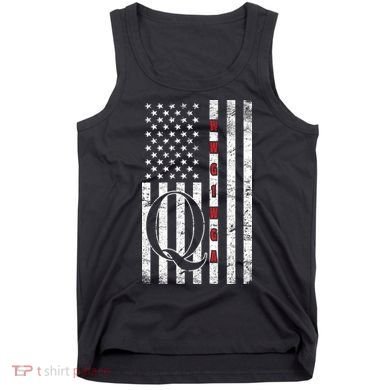 Q-anon Flag Where We Go One We Go All WWG1WGA Tank Top
