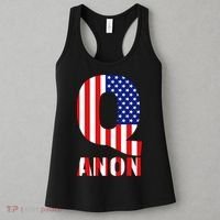 Q Anon Patriotic USA Flag Women's Tank Top thumb 3