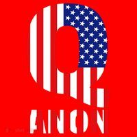 Q Anon Patriotic USA Flag Santa Hat thumb 1
