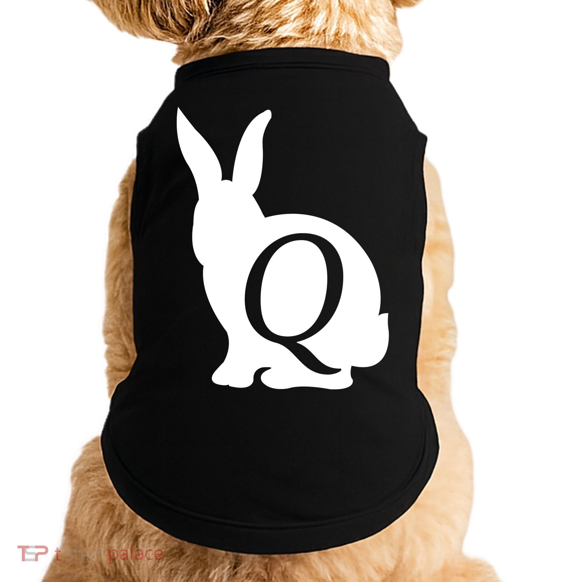 Q-anon Rabbit Logo Doggie Tank