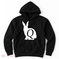 Q-anon Rabbit Logo Hoodie thumb 0
