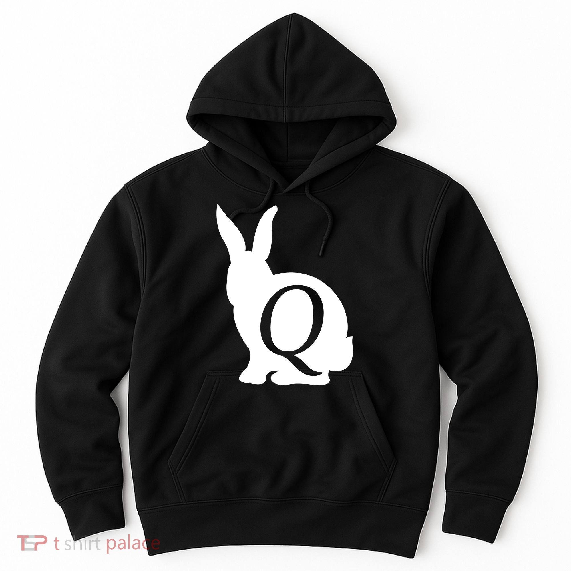 Q-anon Rabbit Logo Hoodie