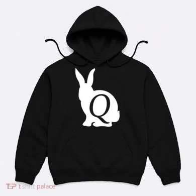 Q-anon Rabbit Logo Hoodie