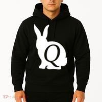Q-anon Rabbit Logo Hoodie thumb 2