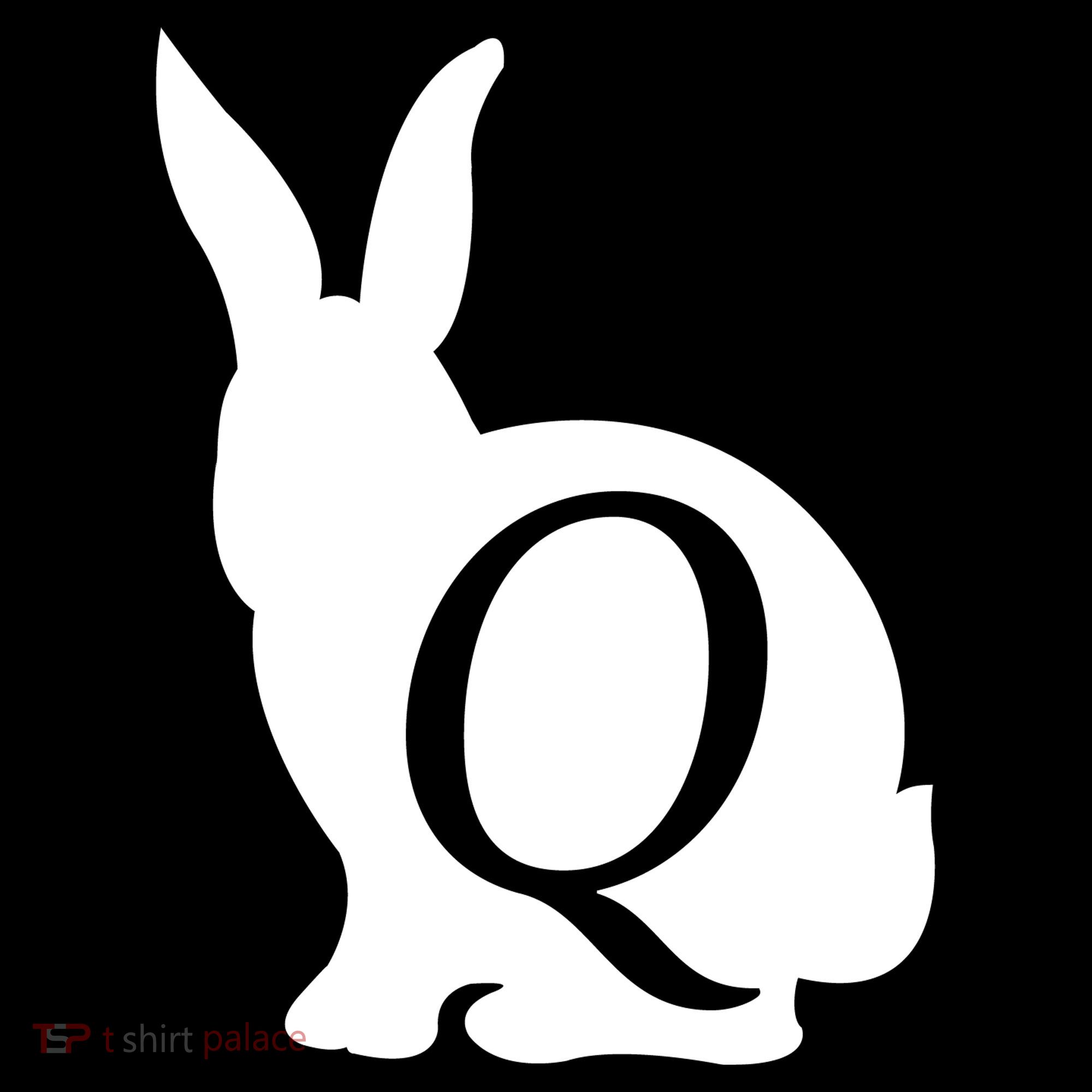 Q-anon Rabbit Logo Hoodie