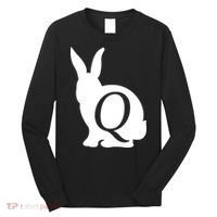 Q-anon Rabbit Logo Long Sleeve Shirt thumb 0