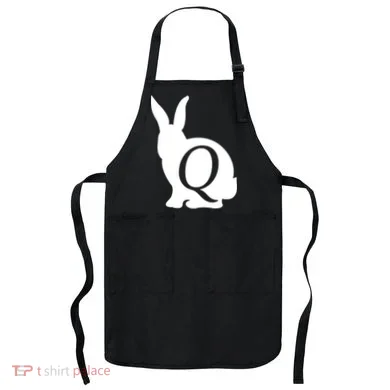 Q-anon Rabbit Logo Apron