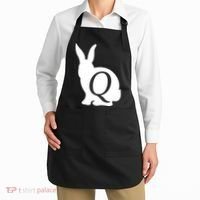 Q-anon Rabbit Logo Apron thumb 2