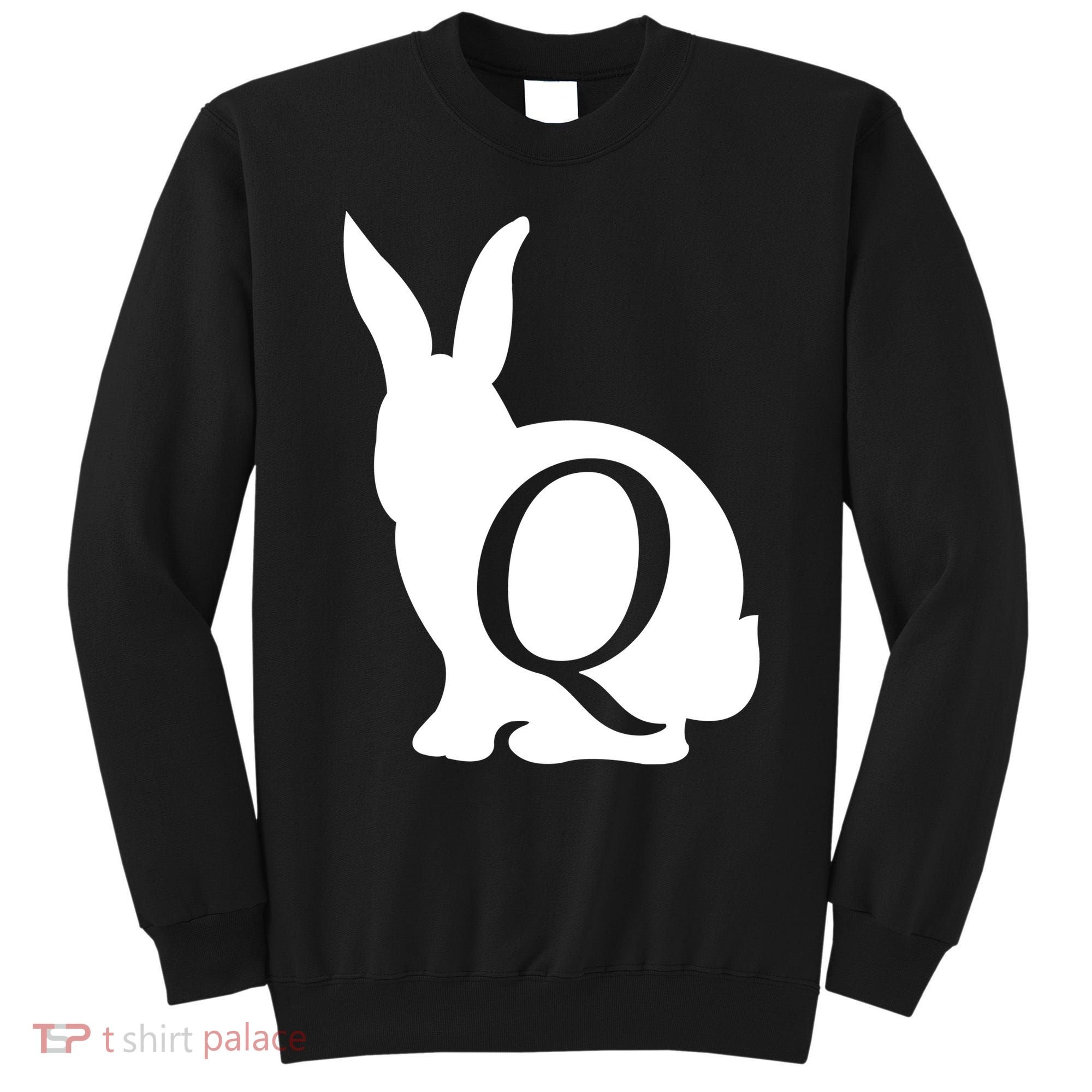 Q-anon Rabbit Logo Sweatshirt