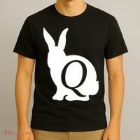 Q-anon Rabbit Logo T-Shirt thumb 3