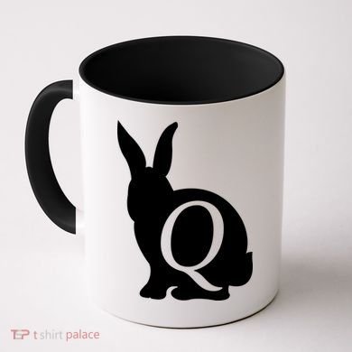 Q-anon Rabbit Logo Coffee Mug