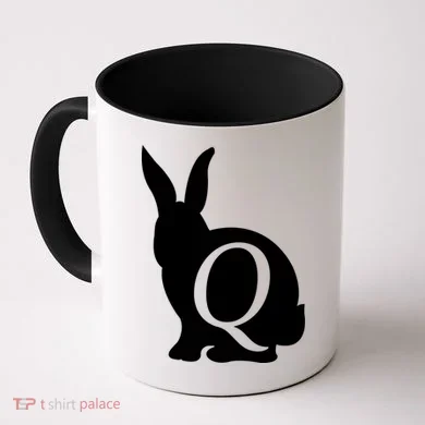 Q-anon Rabbit Logo Coffee Mug