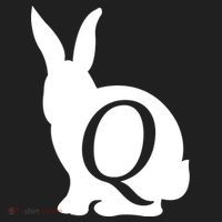 Q-anon Rabbit Logo Beanie thumb 2