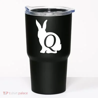 Q-anon Rabbit Logo Tumbler