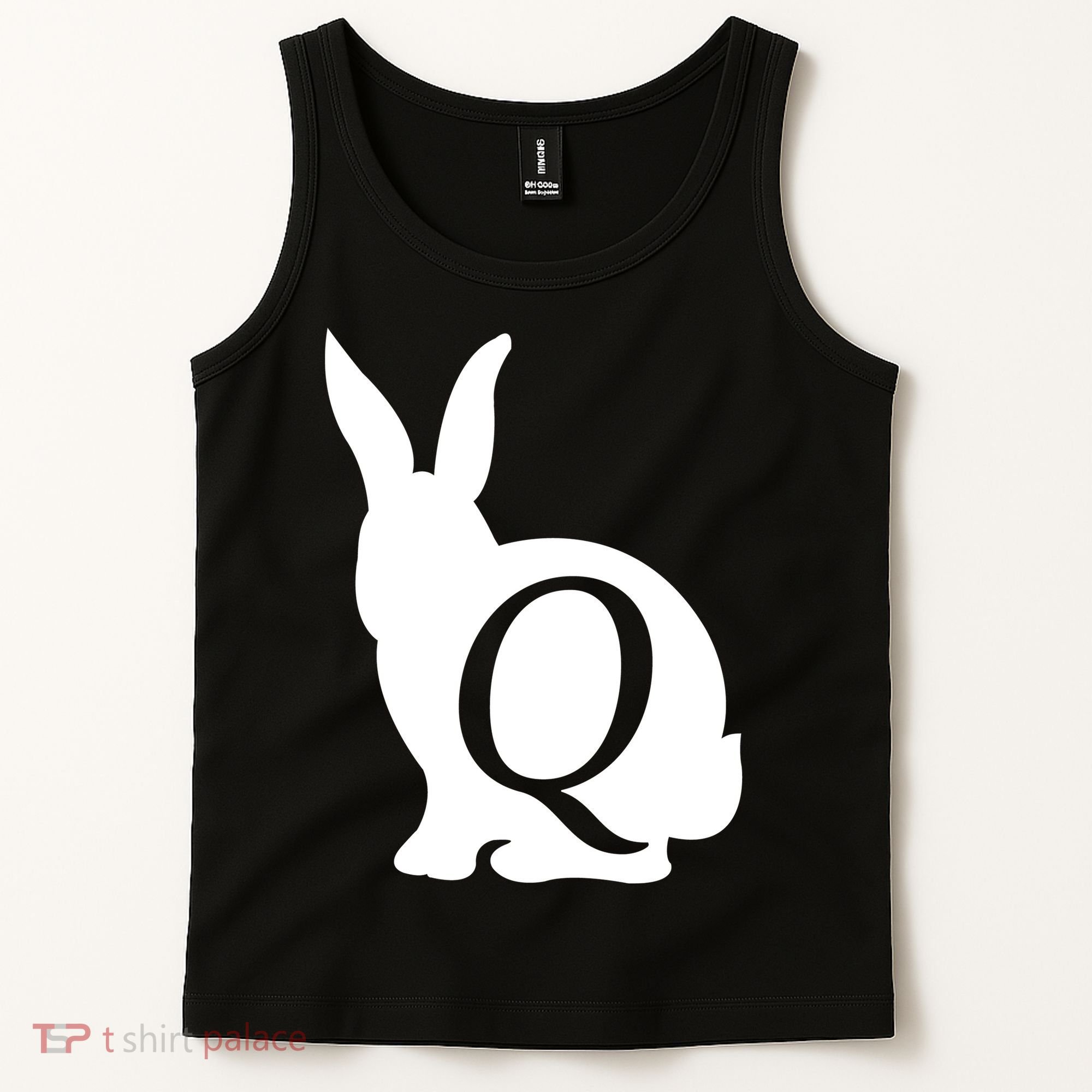 Q-anon Rabbit Logo Tank Top