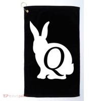 Q-anon Rabbit Logo Golf Towel thumb 0