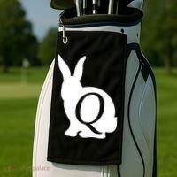 Q-anon Rabbit Logo Golf Towel thumb 2