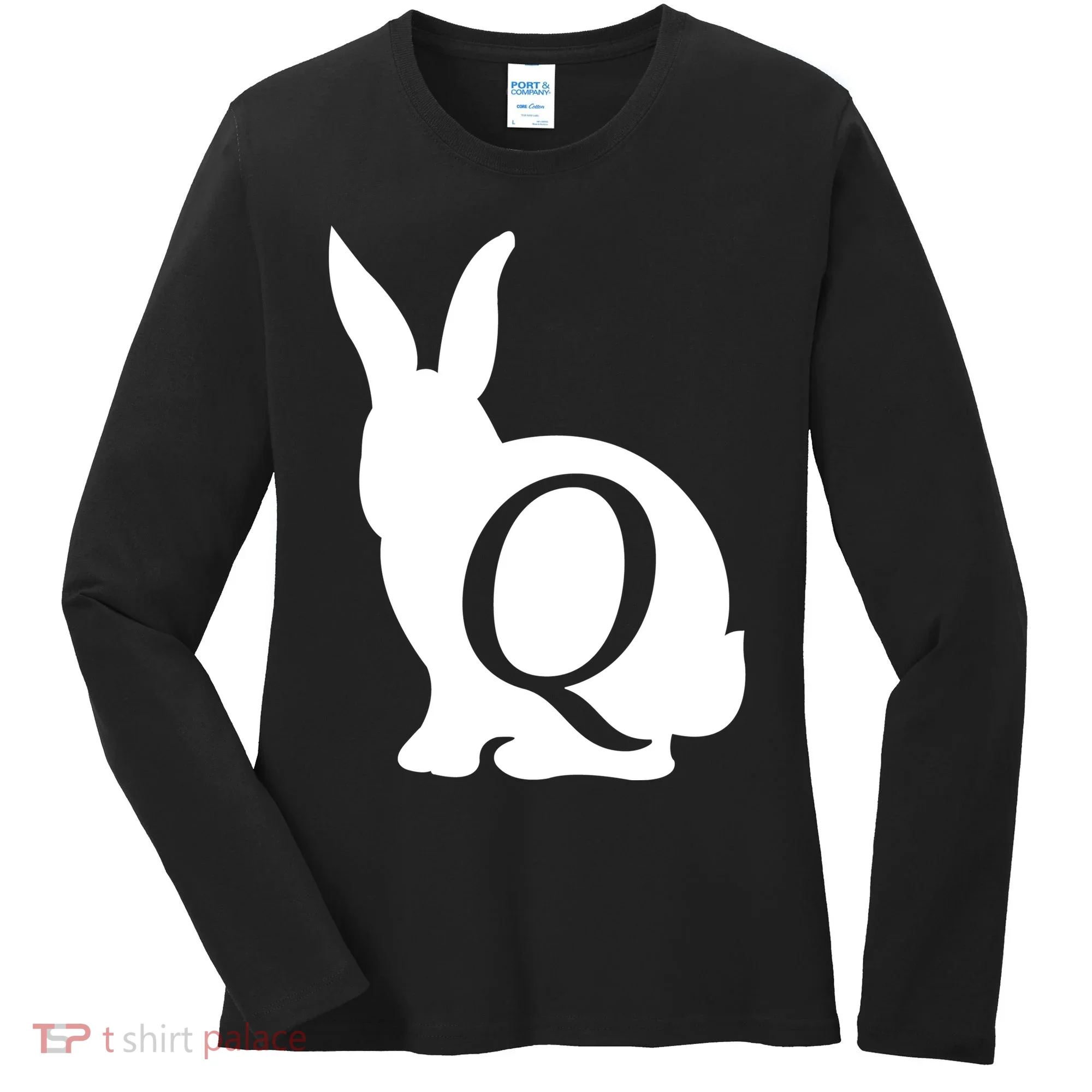 Q-anon Rabbit Logo Women's Long Sleeve Shirt