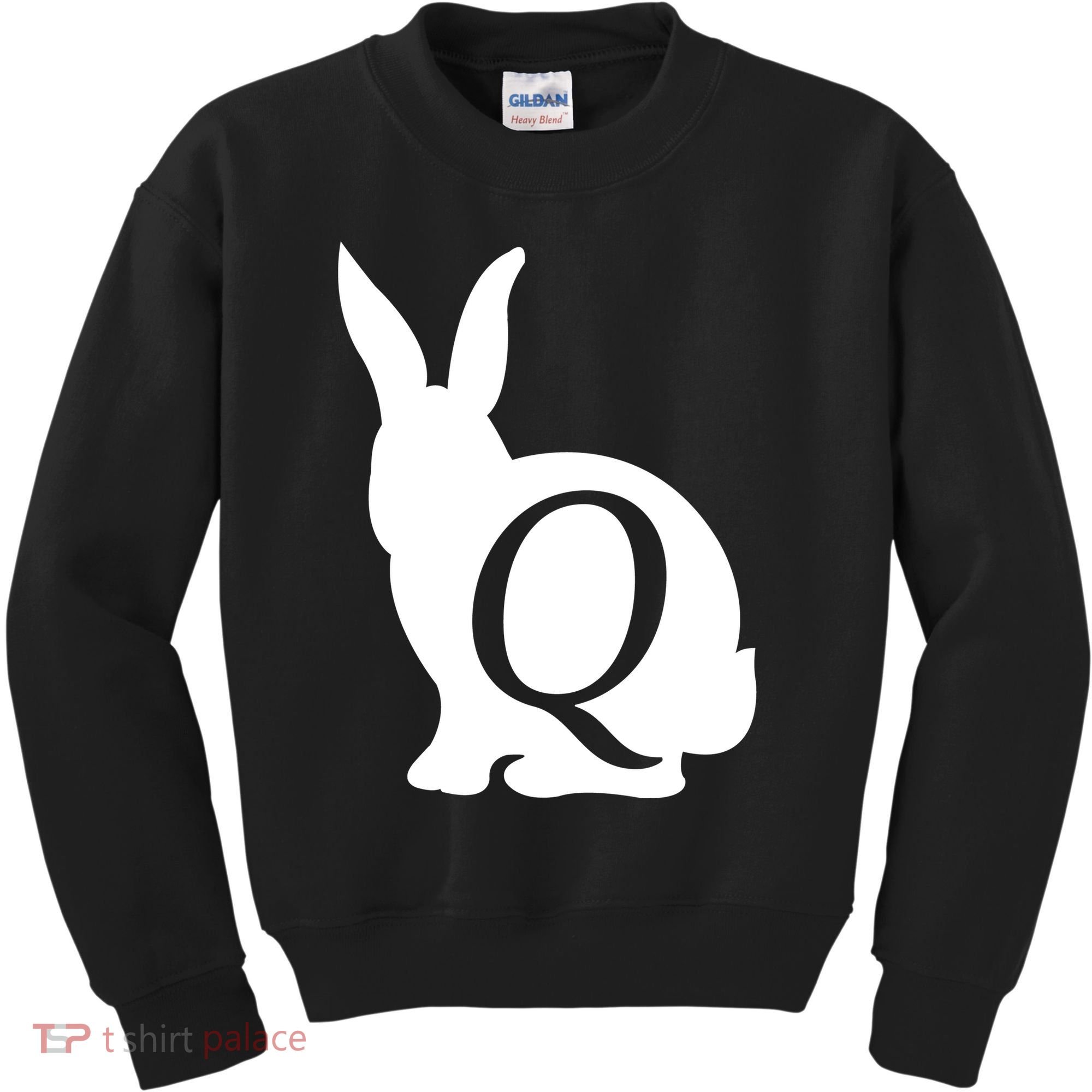 Q-anon Rabbit Logo Kids Sweatshirt