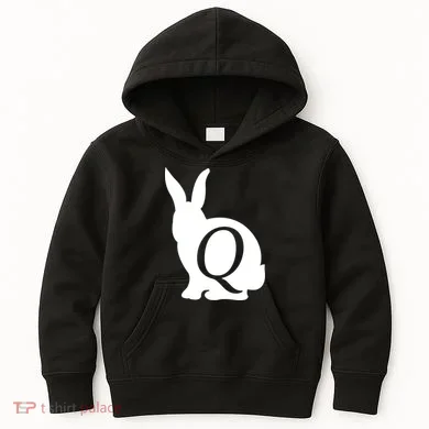 Q-anon Rabbit Logo Kids Hoodie