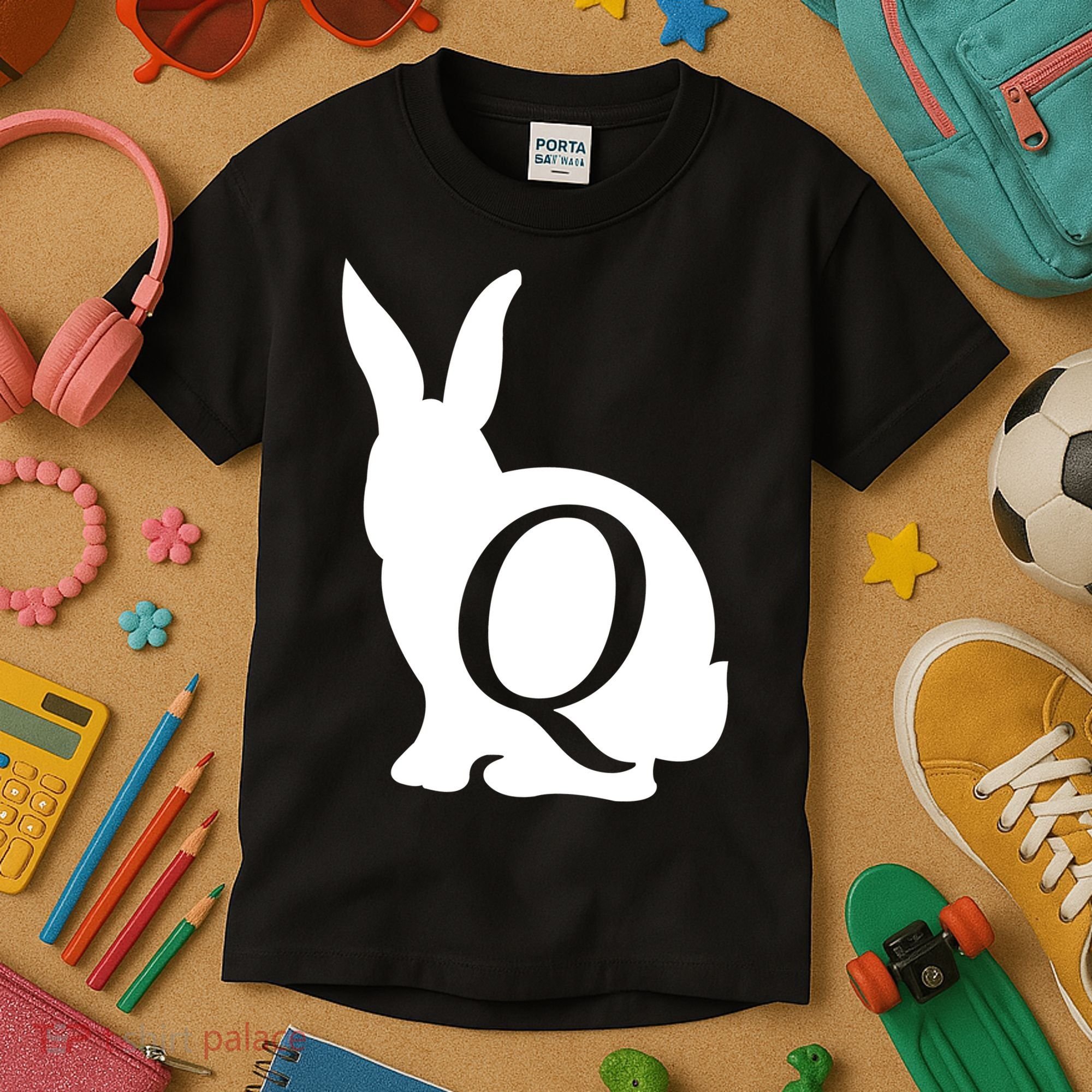Q-anon Rabbit Logo Kids T-Shirt