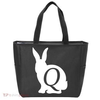 Q-anon Rabbit Logo Tote Bag