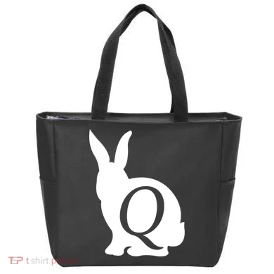 Q-anon Rabbit Logo Tote Bag