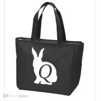 Q-anon Rabbit Logo Tote Bag thumb 3