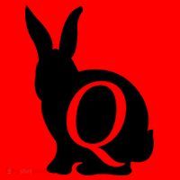 Q-anon Rabbit Logo Santa Hat thumb 1
