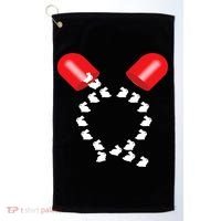 Q Anon Red Pill Qanon Golf Towel thumb 0