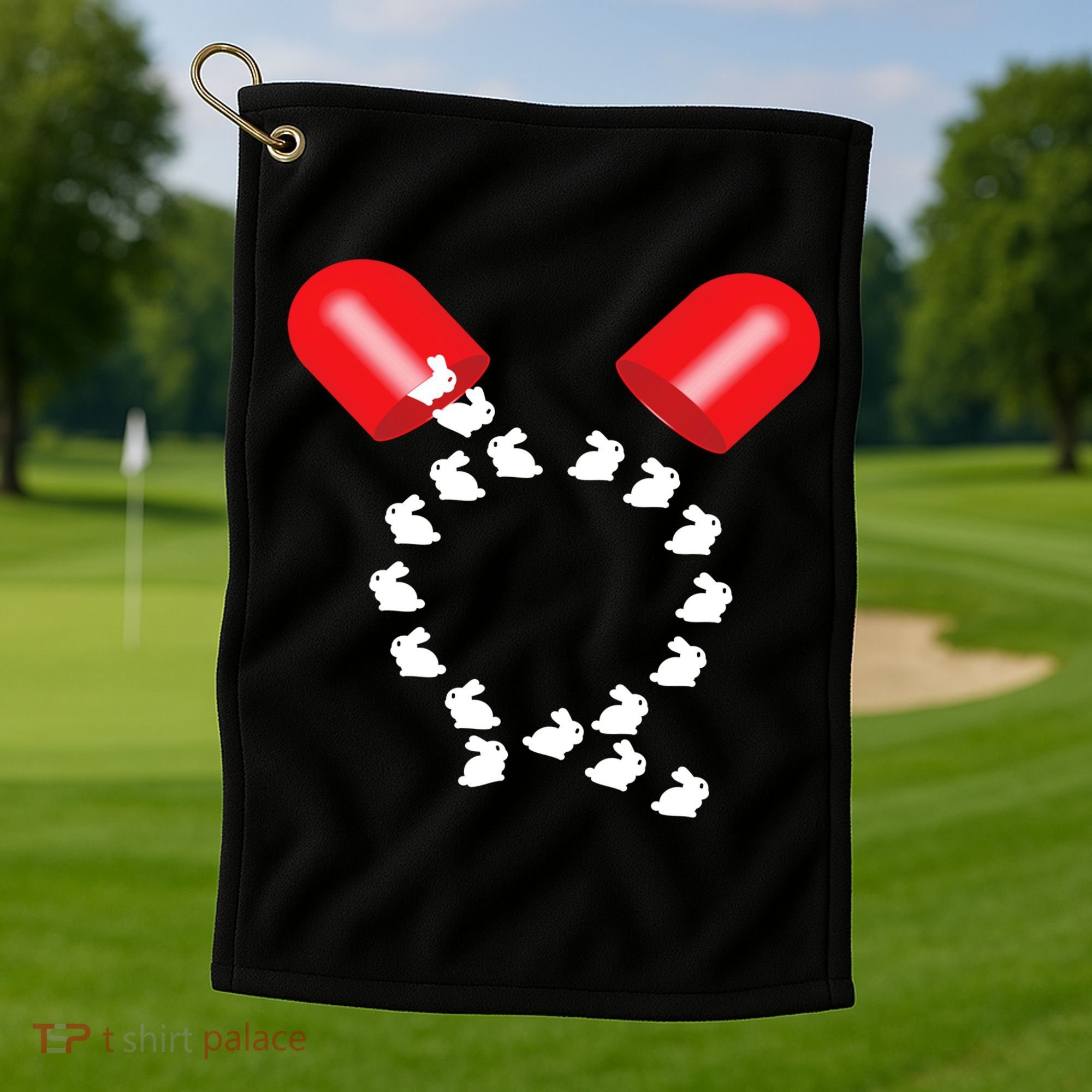 Q Anon Red Pill Qanon Golf Towel