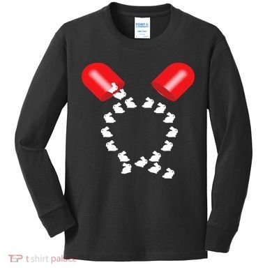 Q Anon Red Pill Qanon Kids Long Sleeve Shirt