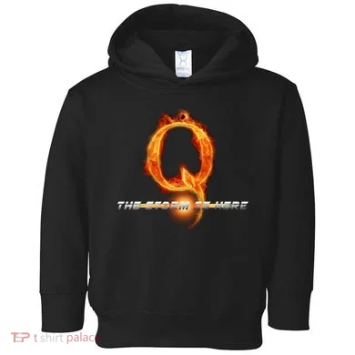 Q-Anon The Storm Is Here Toddler Hoodie