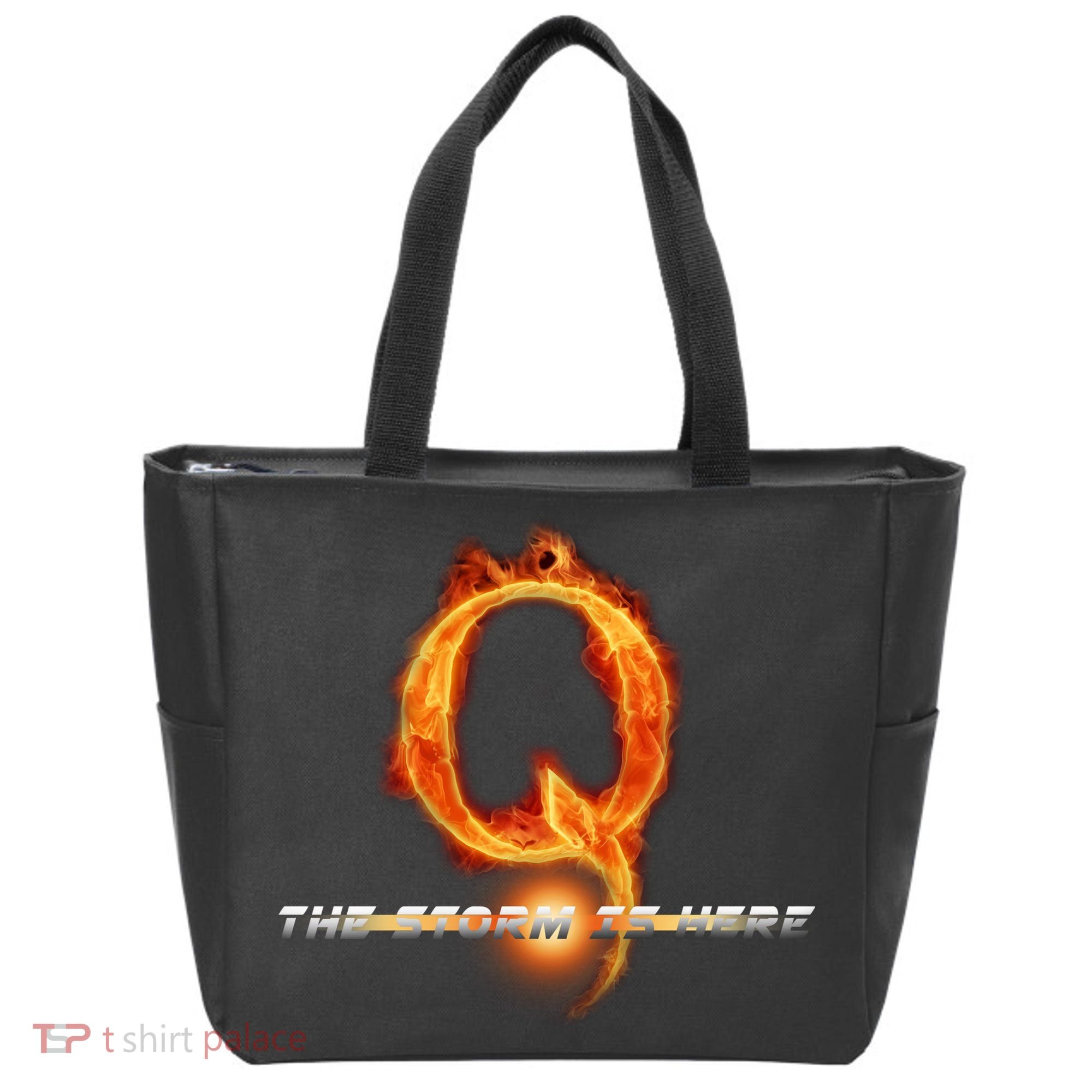 Q-Anon The Storm Is Here Tote Bag