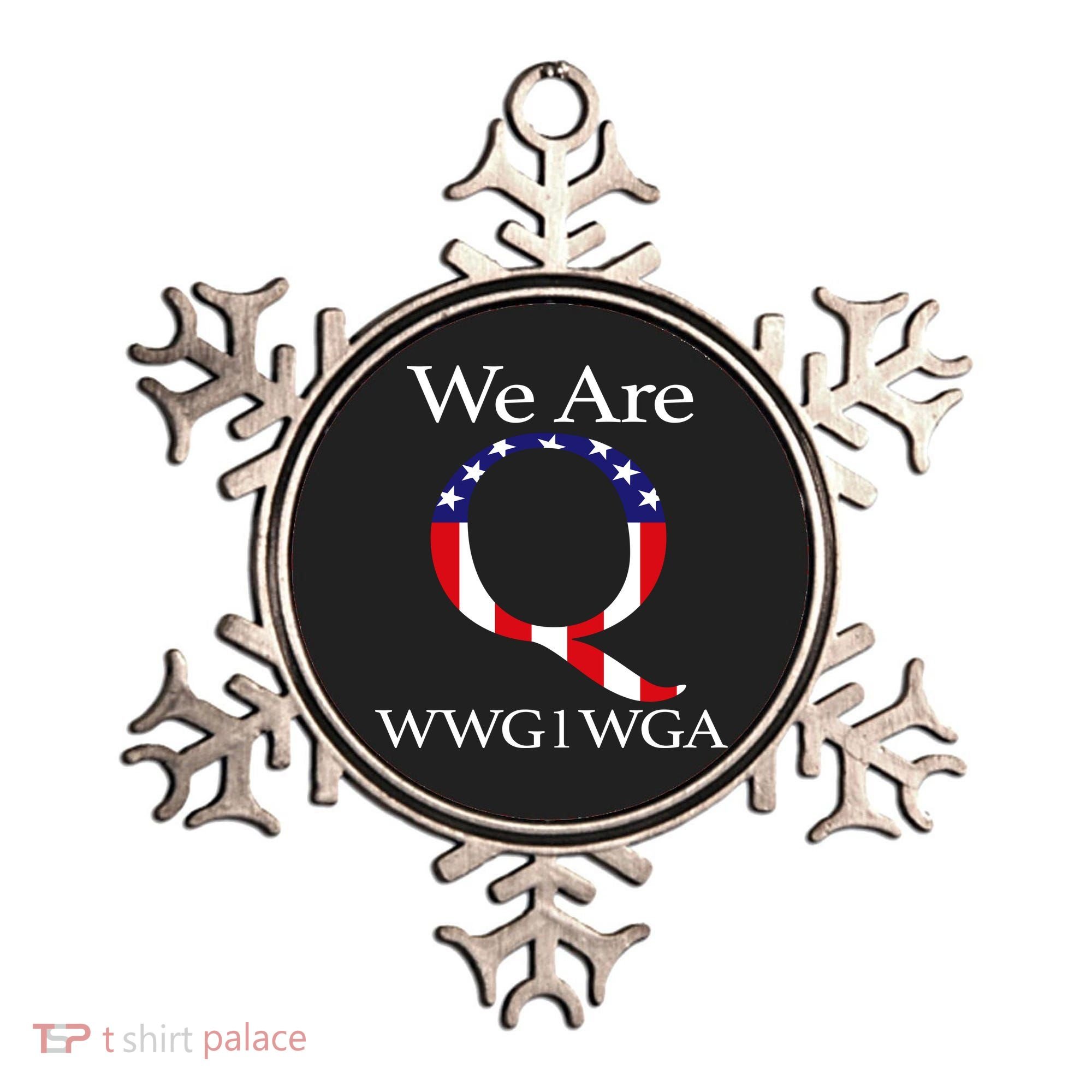 Q Anon We Are WWG1WGA Qanon Ornament