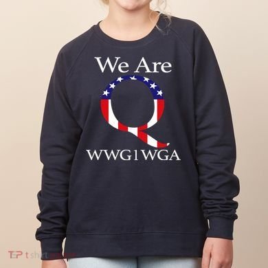 Q Anon We Are WWG1WGA Qanon Women's Sweatshirt