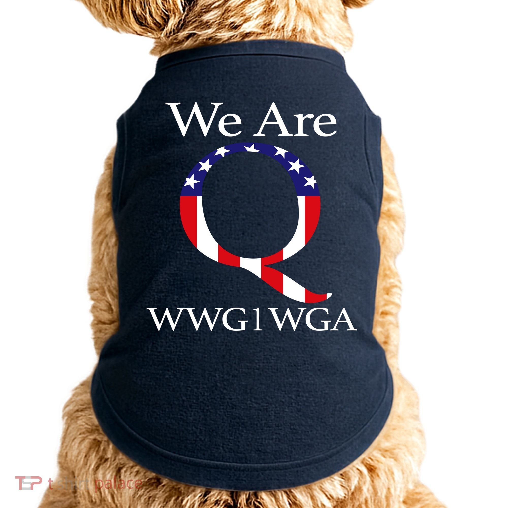 Q Anon We Are WWG1WGA Qanon Doggie Tank