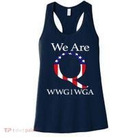 Q Anon We Are WWG1WGA Qanon Women's Tank Top thumb 0