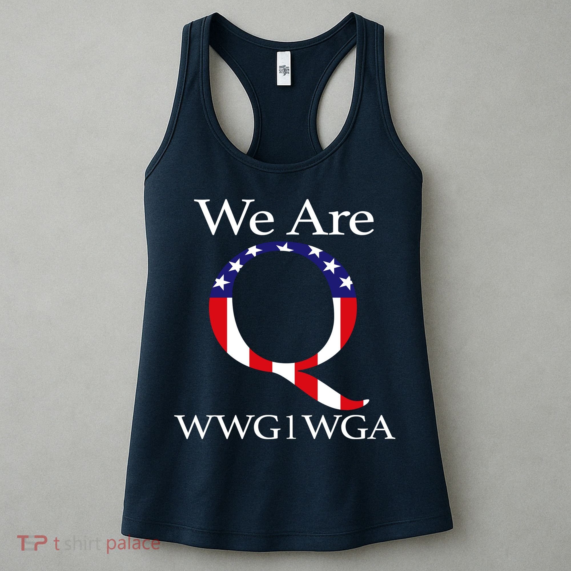 Q Anon We Are WWG1WGA Qanon Women's Tank Top
