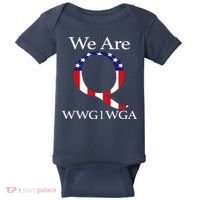 Q Anon We Are WWG1WGA Qanon Baby Bodysuit thumb 0
