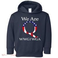 Q Anon We Are WWG1WGA Qanon Toddler Hoodie thumb 0