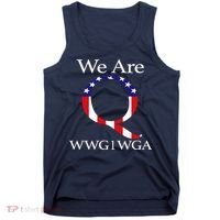 Q Anon We Are WWG1WGA Qanon Tank Top thumb 0
