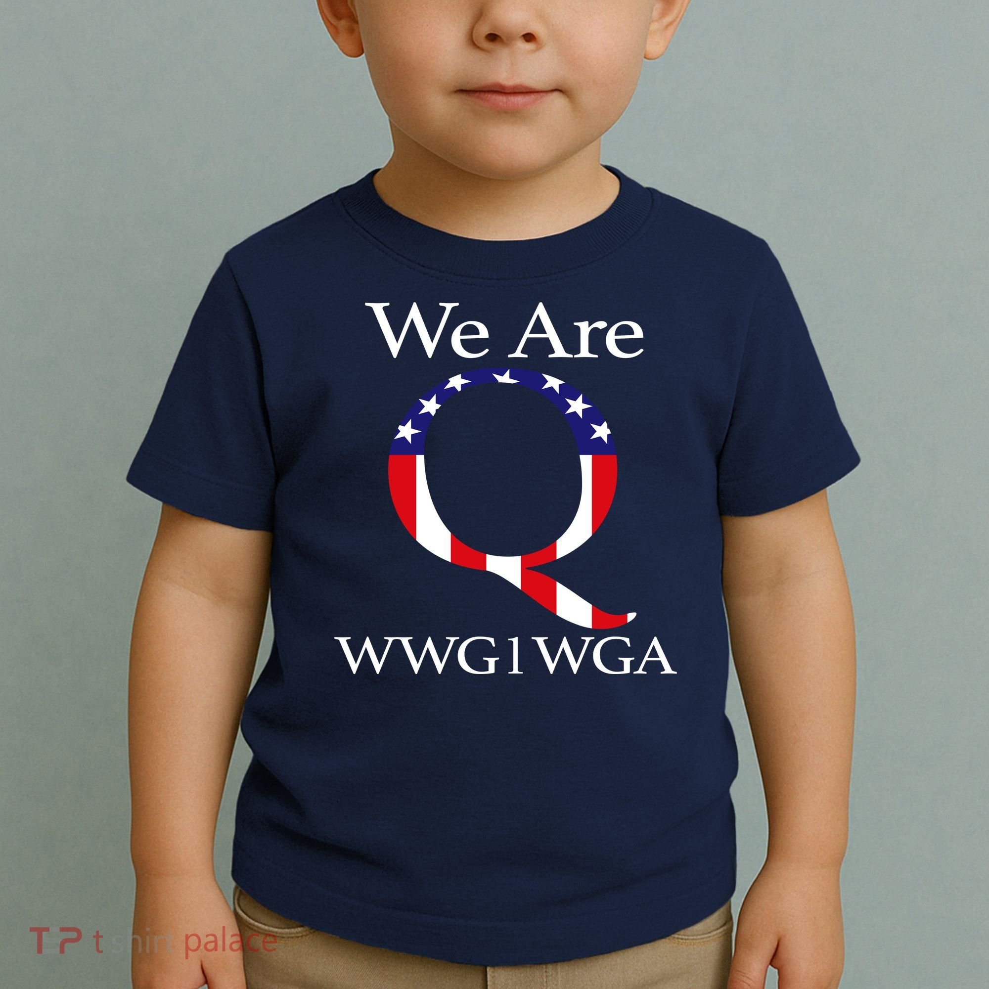 Q Anon We Are WWG1WGA Qanon Toddler T-Shirt