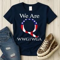 Q Anon We Are WWG1WGA Qanon Women's T-Shirt thumb 3