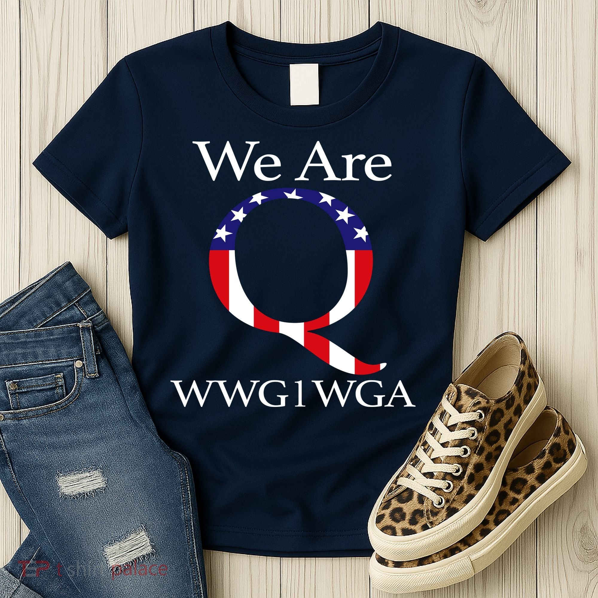 Q Anon We Are WWG1WGA Qanon Women's T-Shirt