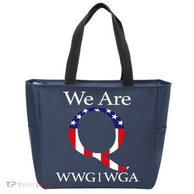 Q Anon We Are WWG1WGA Qanon Tote Bag