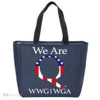 Q Anon We Are WWG1WGA Qanon Tote Bag thumb 0